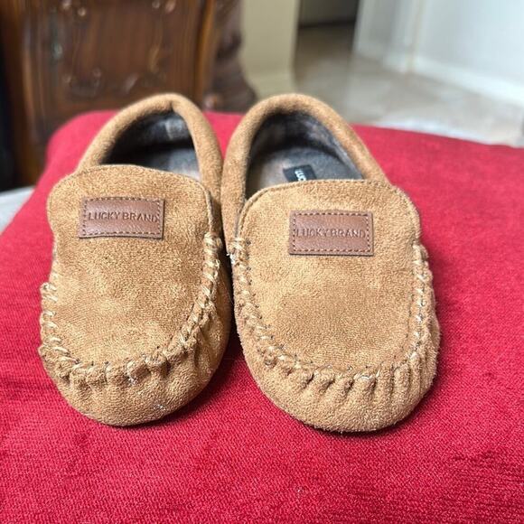 Lucky Brand Tan Kids Moccasins - Picture 6 of 6